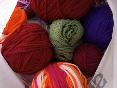 Assorted Yarn Skeins - Multi-Color Crafting Lot for Knitting, Crocheting & Projects