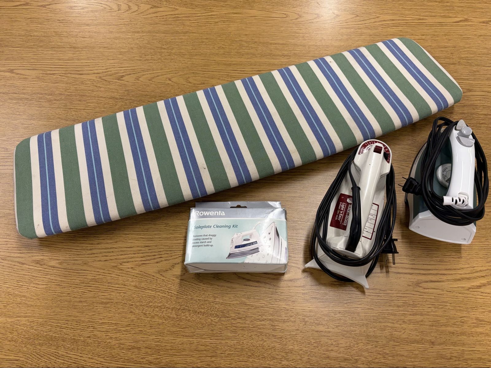 Sewing Ironing Board and Irons