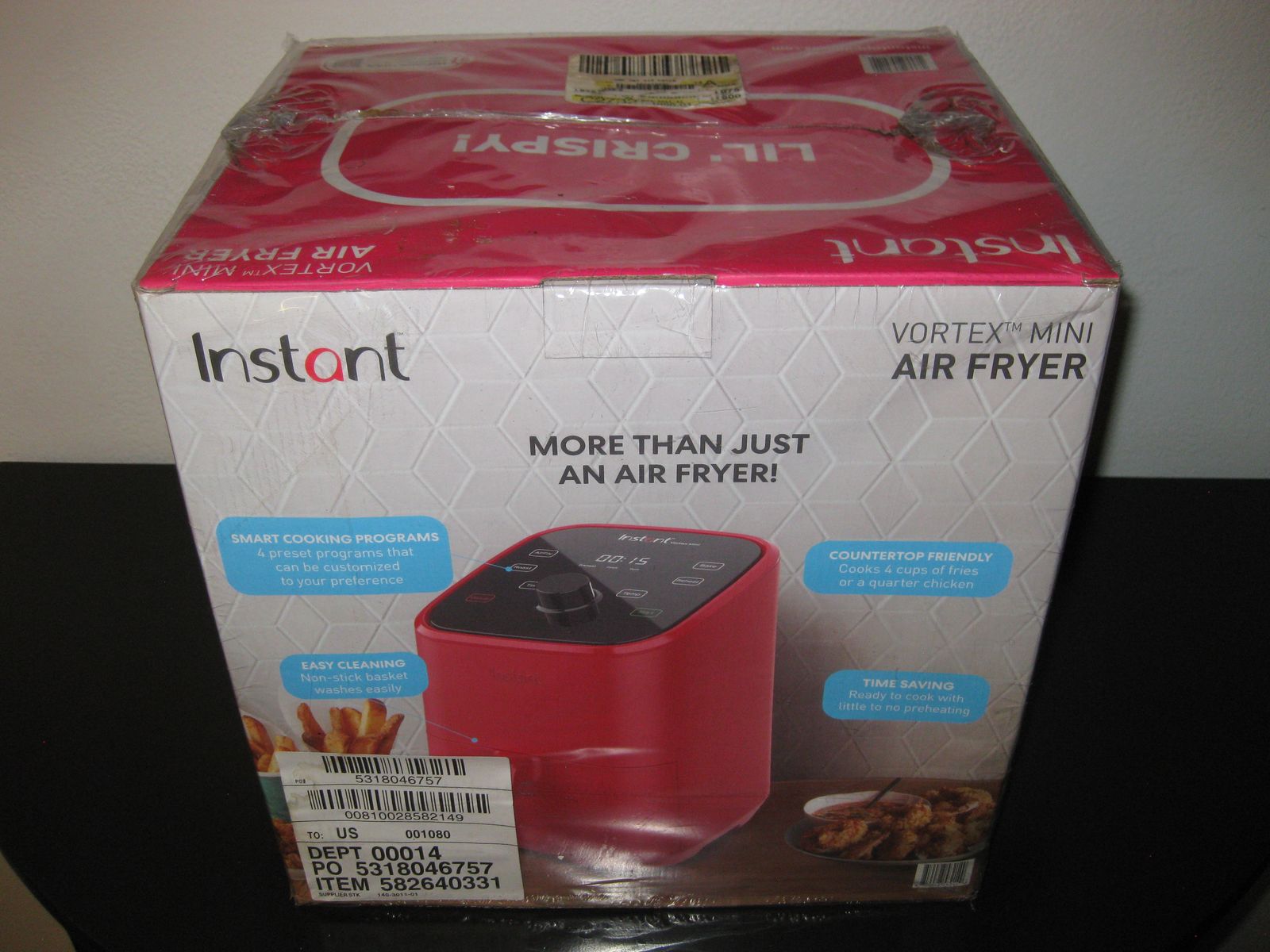Instant Vortex Mini 4-in-1 Air Fryer 2 Qt Red - New in Box