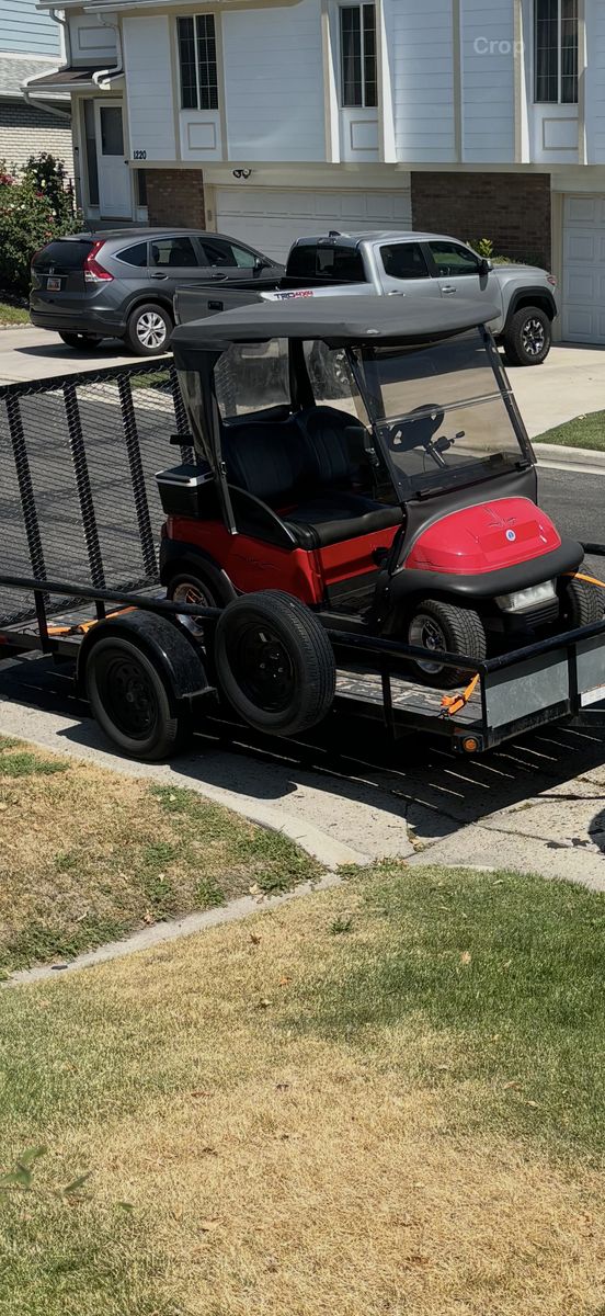 Golf Cart and Trailer