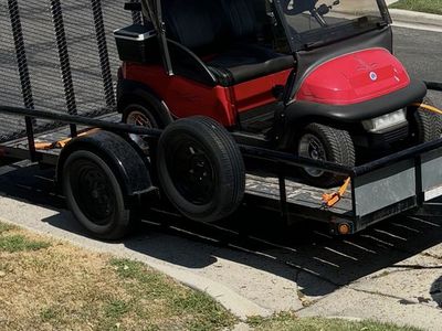 Golf Cart and Trailer