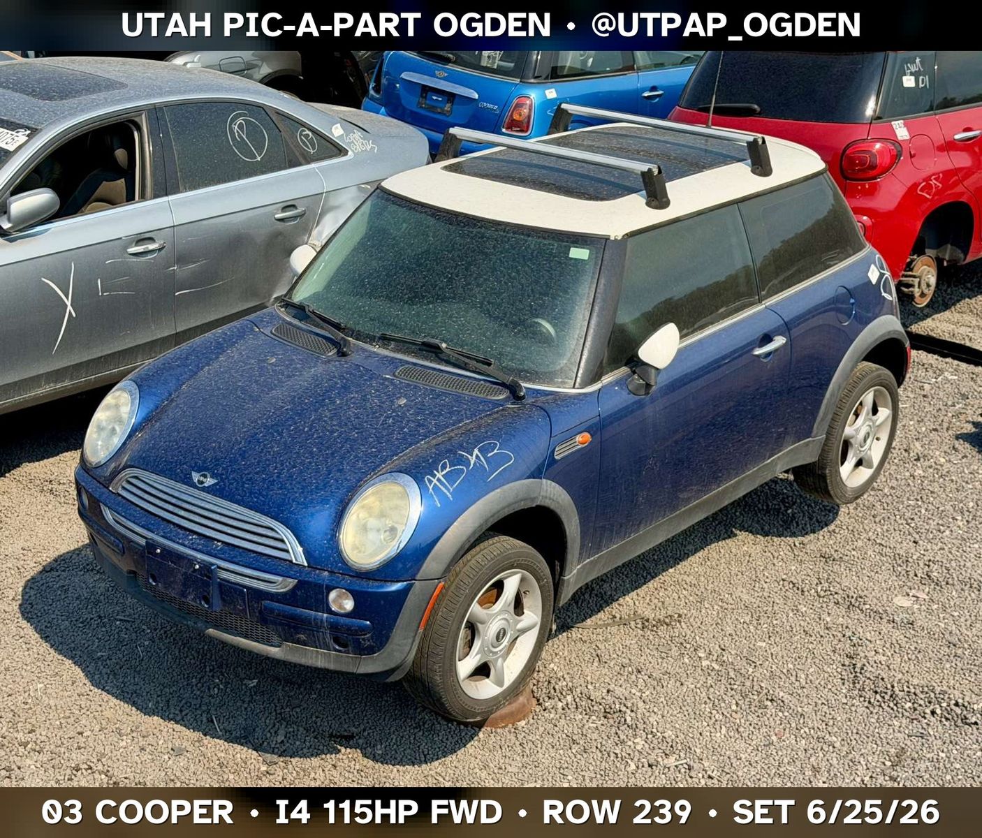 2003 MINI Cooper Parts - UTPAP Ogden