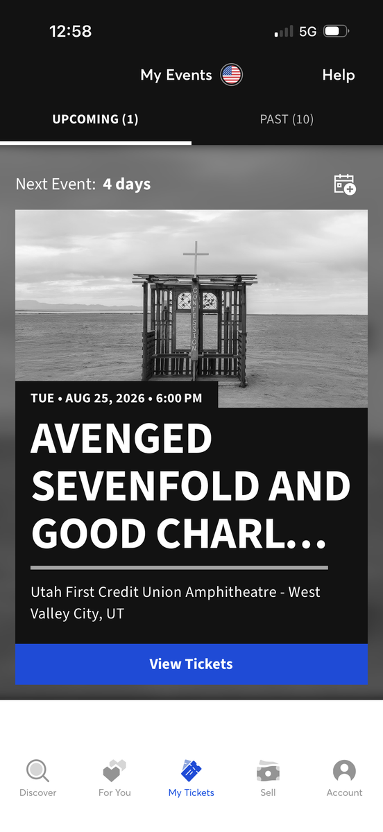 Avenged Sevenfold, Good Charlotte Pit Ticket