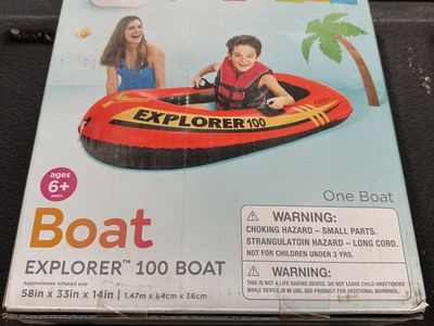 Intex Explorer™ 100 Kids Inflatable Boat
