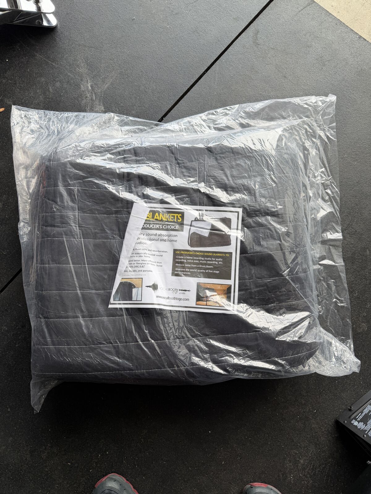 Producer’s Choice Sound Blanket VB70-G (White-Black) – Brand New, Sealed