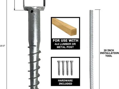 Ground Screw FOR 4X4 POSTS