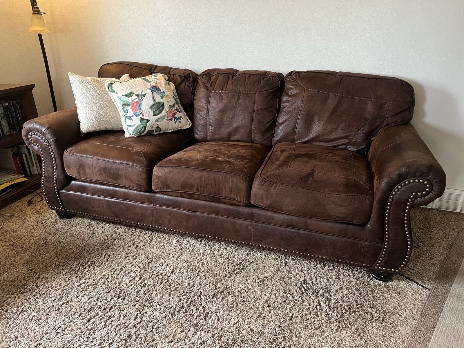 Brown Fabric Couches
