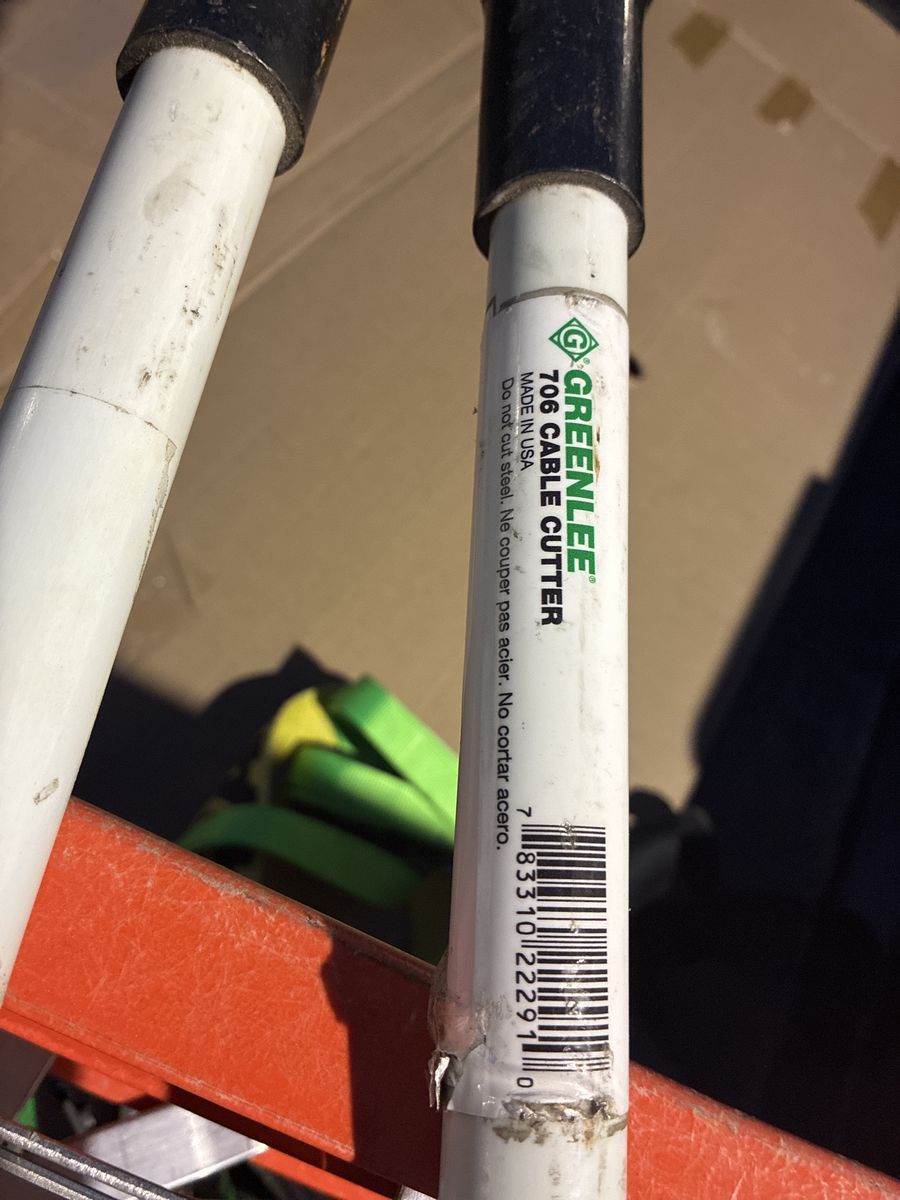 Greenlee 706 Cable Cutter - Made in USA, Professional Electrical Tool