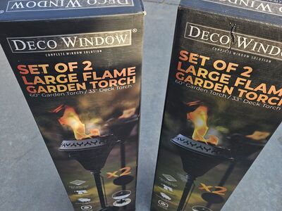 3 sets of (2) ,DECO WINDOW Large Flame Snuffer & Wick