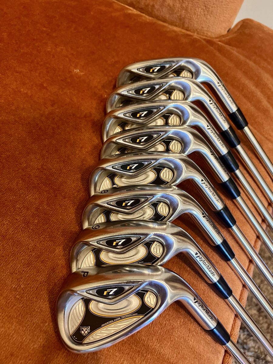 TaylorMade r7 TP Iron Set 3-PW - True Temper Black Gold X-Flex Steel - RH
