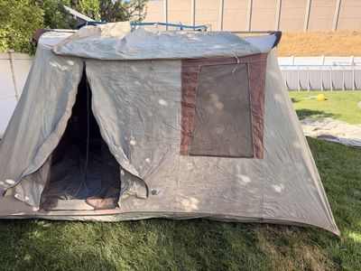 Springbar 6 person canvas tent.