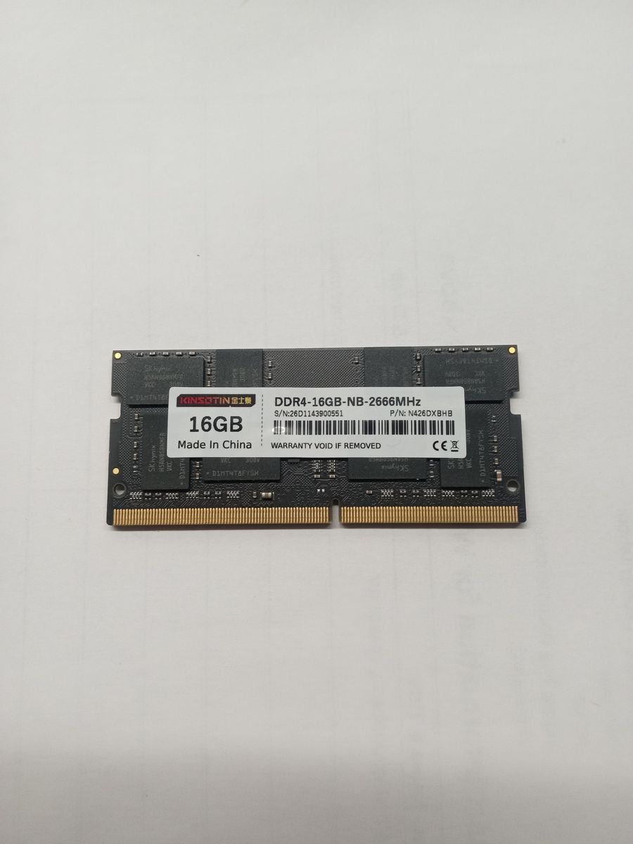 16gb ddr4-2666mhx sodimm memory stick