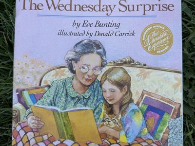 The Wednesday Surprise by Eve Bunting - Paperback Children's Book, Illustrated by Donald Carrick