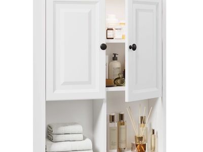 New! Bathroom Wall Cabinet with Motion Sensor LED Light