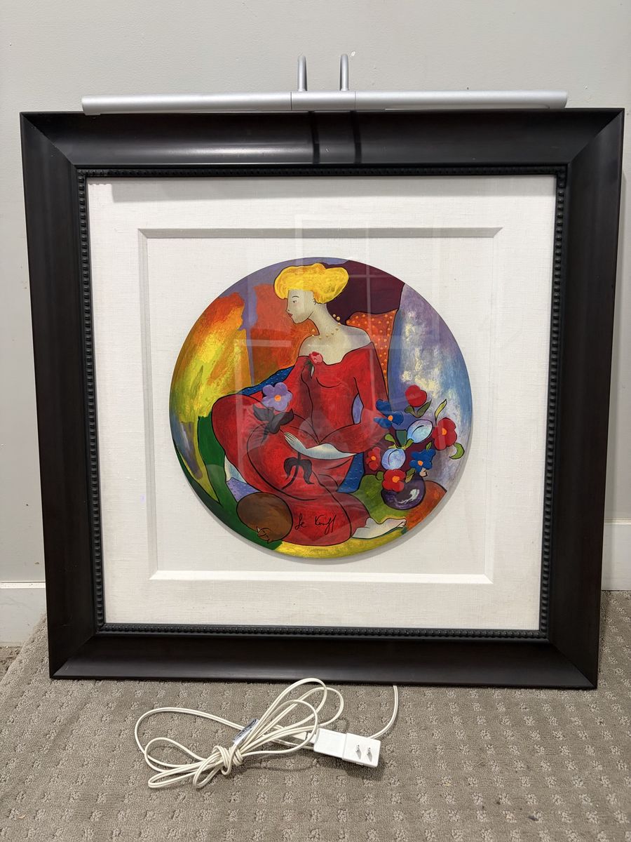 Signed Limited Edition Serigraph "Orchidee Noire"