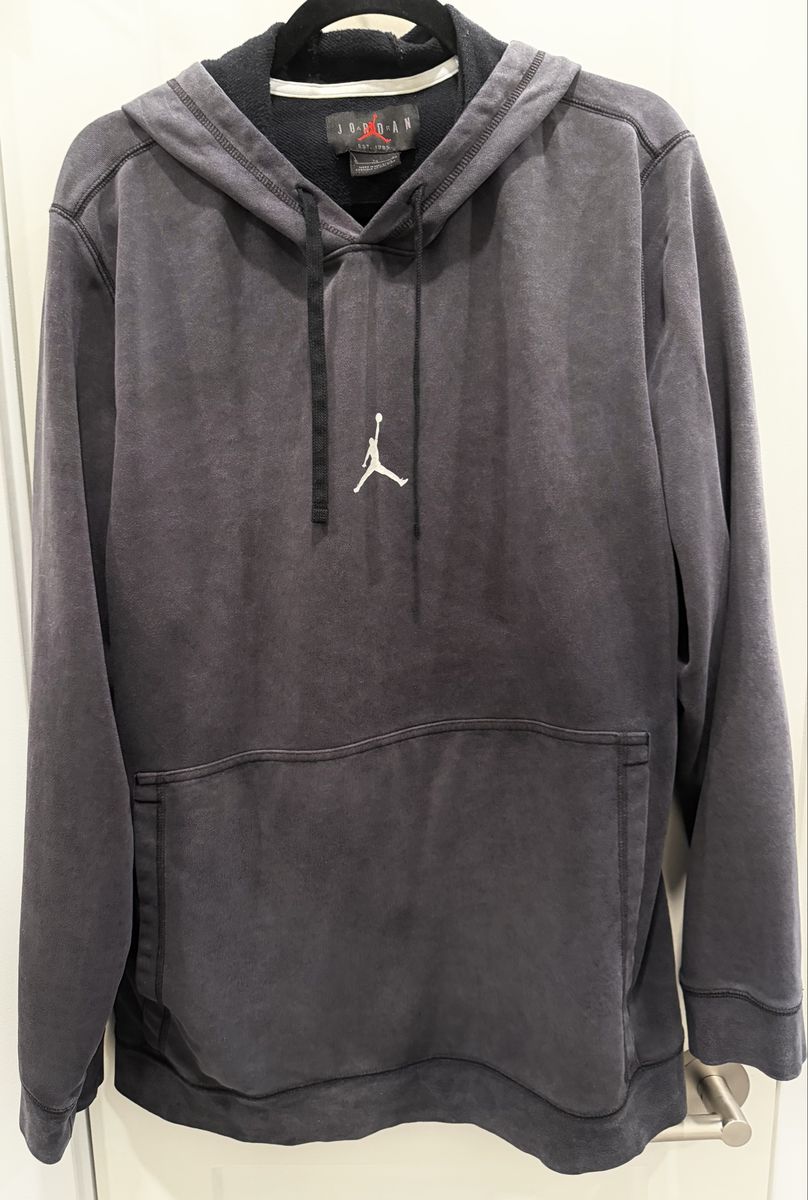 Nike Jordan Jumpman Pullover Hoodie Charcoal Grey Size XL