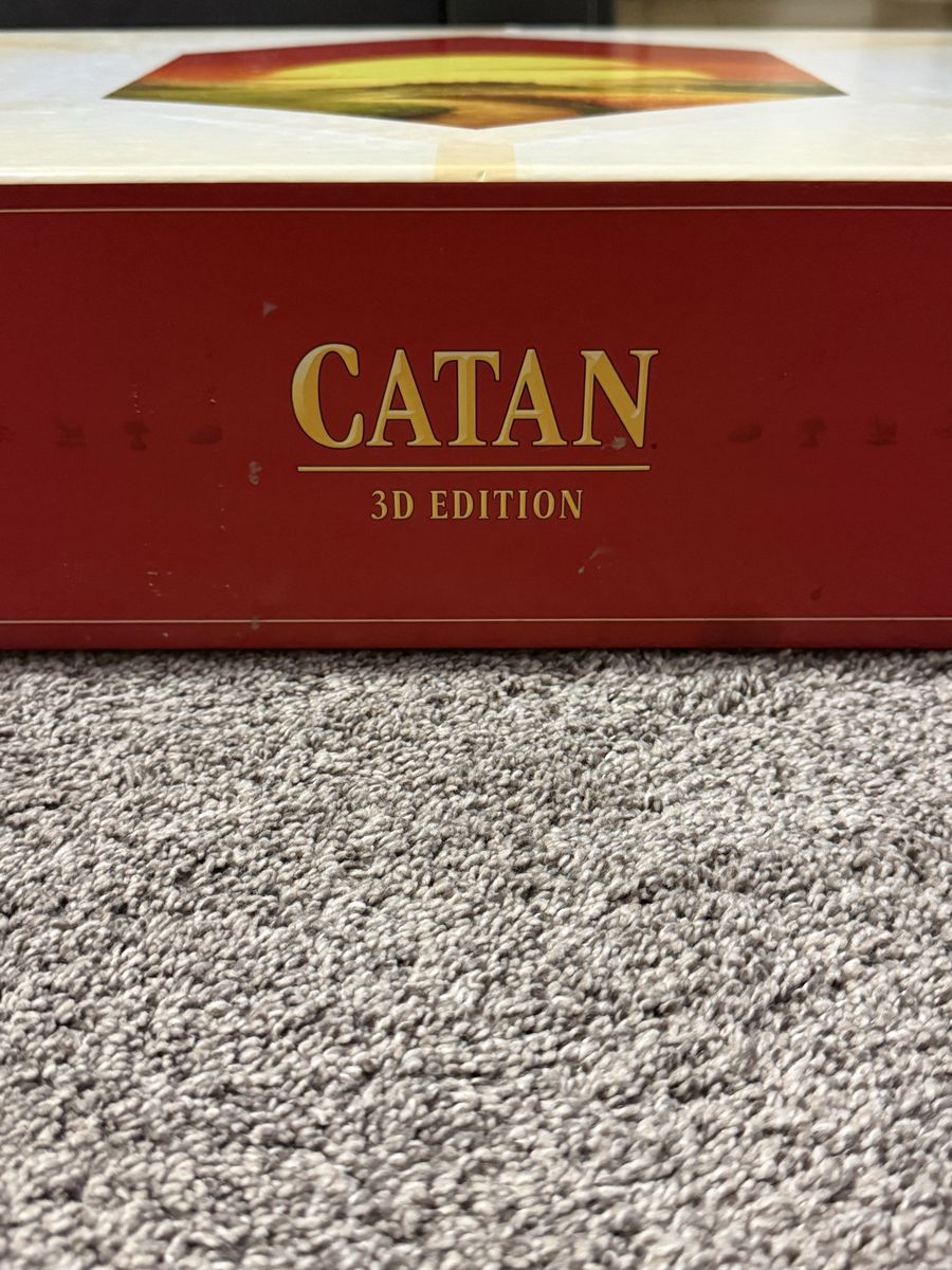 Catan 3D Edition 2021 Board Game - Complete Used but great condition