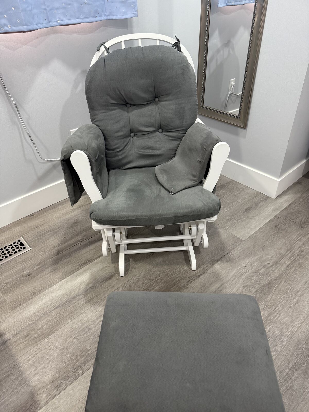 Rocking chair and foot stool