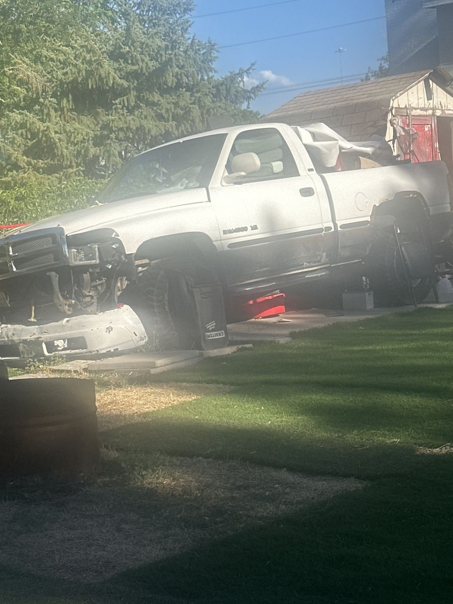 Dodge Ram 1500 Pickup Truck - White, For Parts