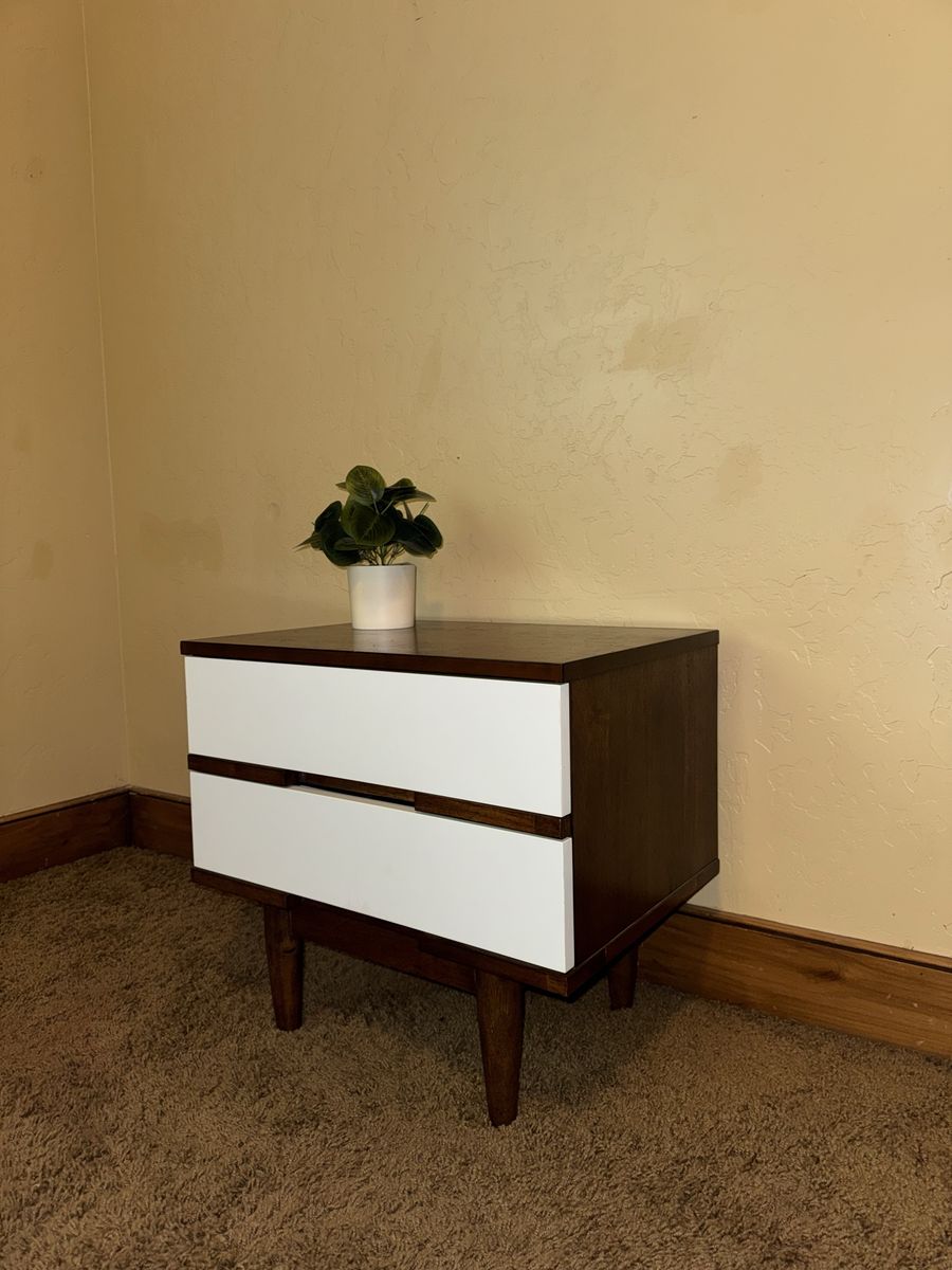 Mid century modern night stand