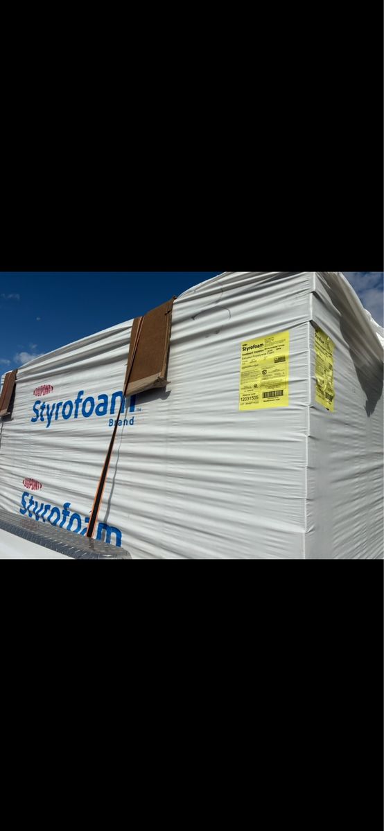 DuPont Styrofoam Brand Extruded Insulation Boards - 16-17 Sheets - New Condition