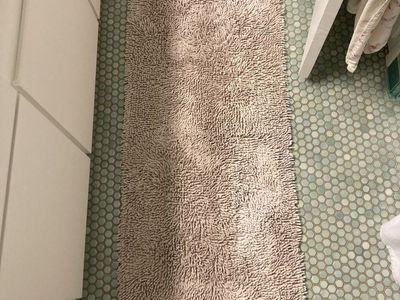 Chenille Runner Rug Cotton Blend