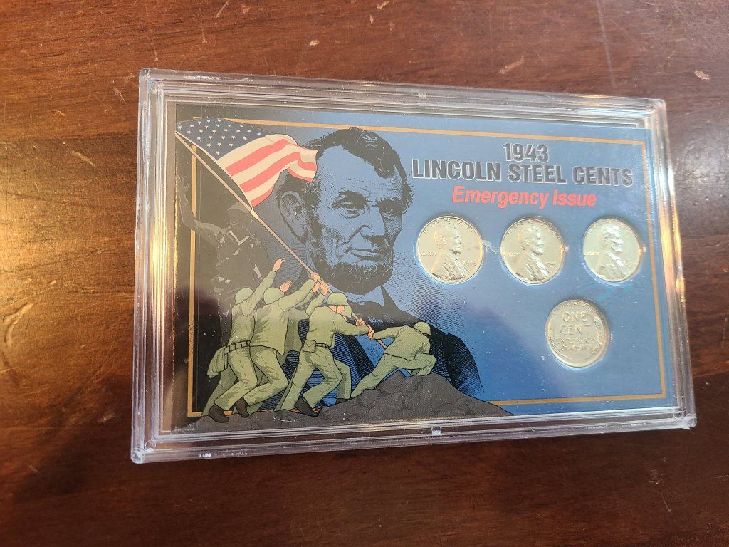 1943 Lincoln steel cents