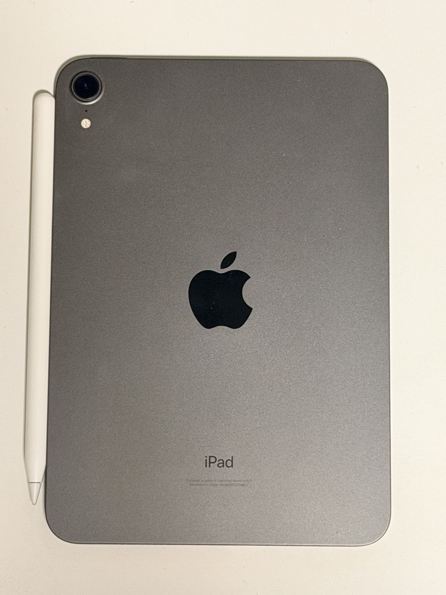 Apple iPad Mini 6th Gen 64GB Space Gray Wi-Fi with Apple Pencil 2nd Gen & Case