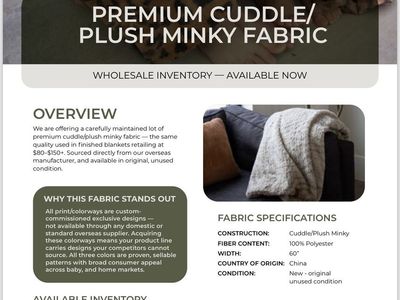 Wholesale Minky fabric