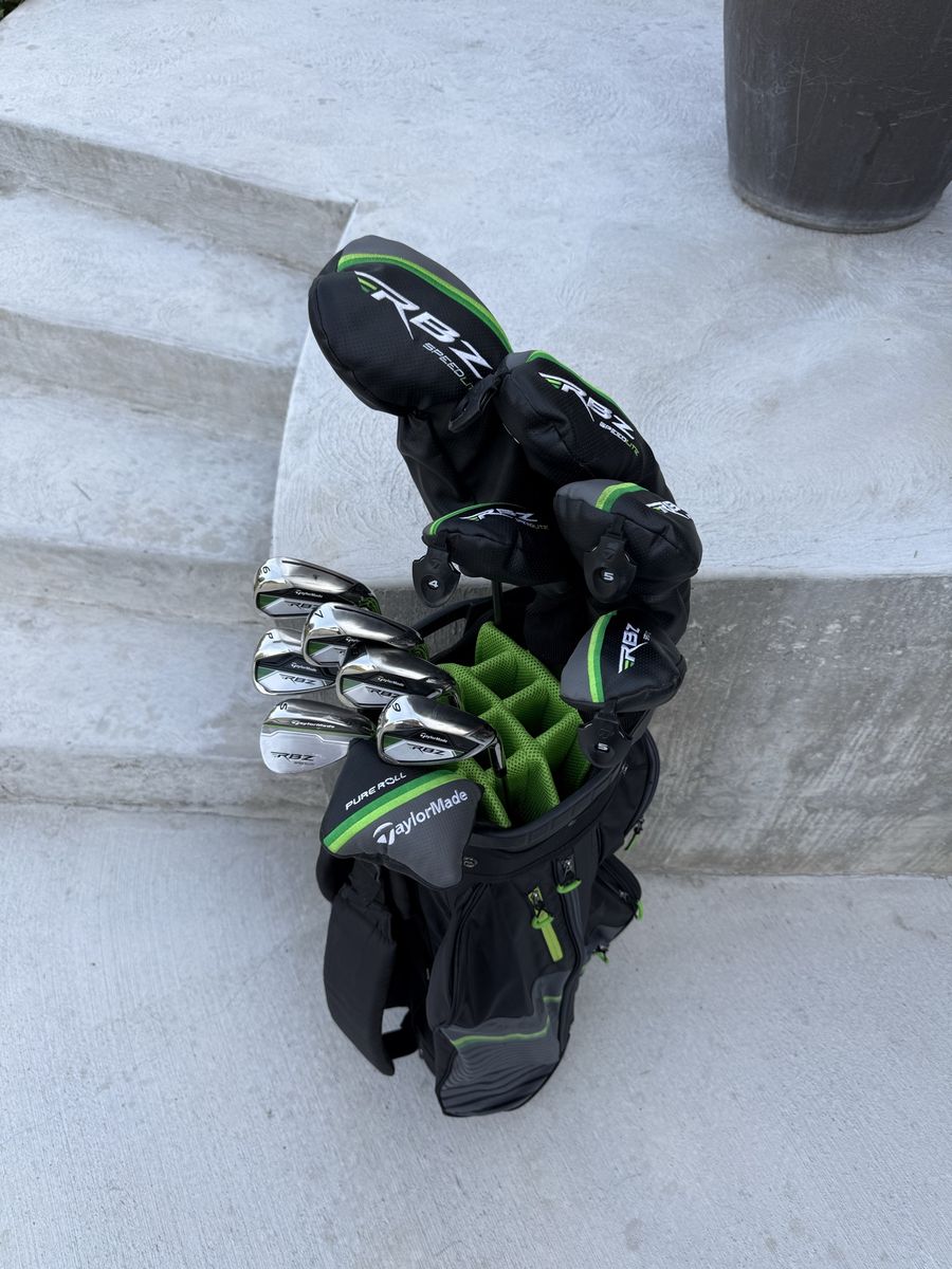 TaylorMade RBZ SpeedLite Complete Golf Set RH Regular Flex Bag Driver/Woods/Hybrids/Irons/Putter