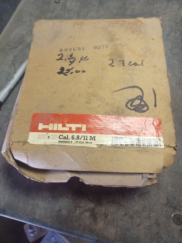 Full Box Of 27 caliber Hilti Shots
