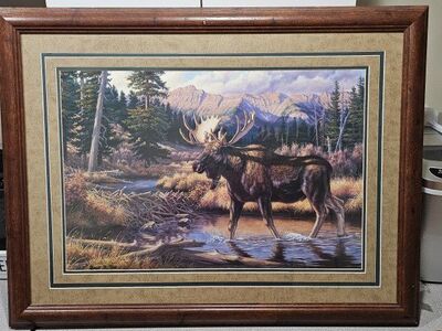 Brent R Todd "September Splash" framed artwork