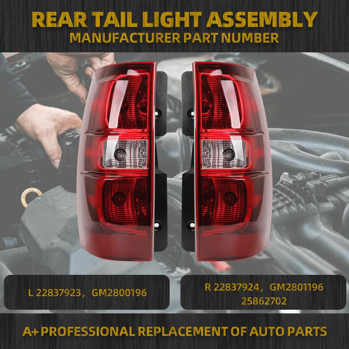 2007-2014 Tahoe / Suburban Replacement Taillights