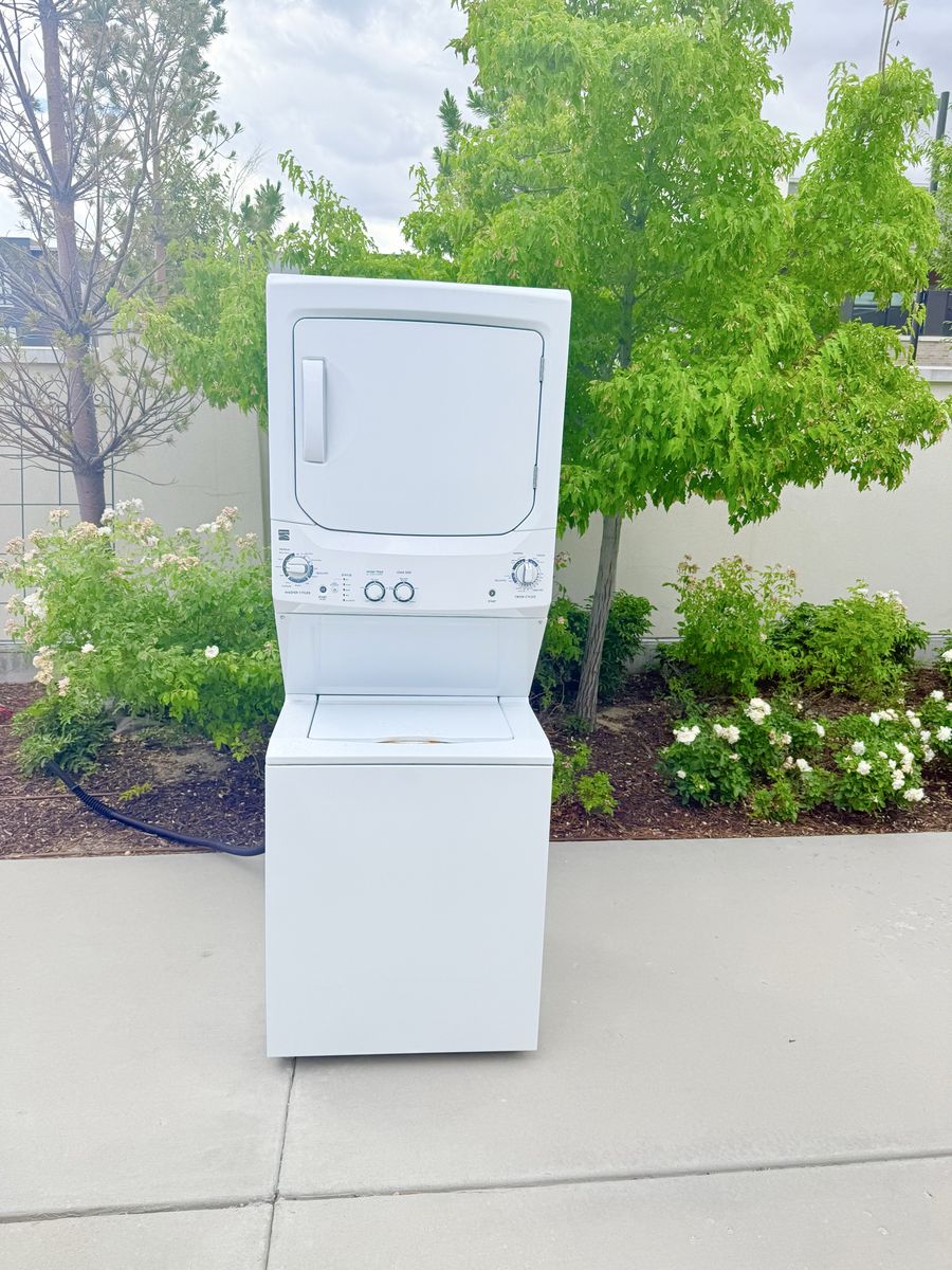 Kenmore stackable washer and electric dryer
