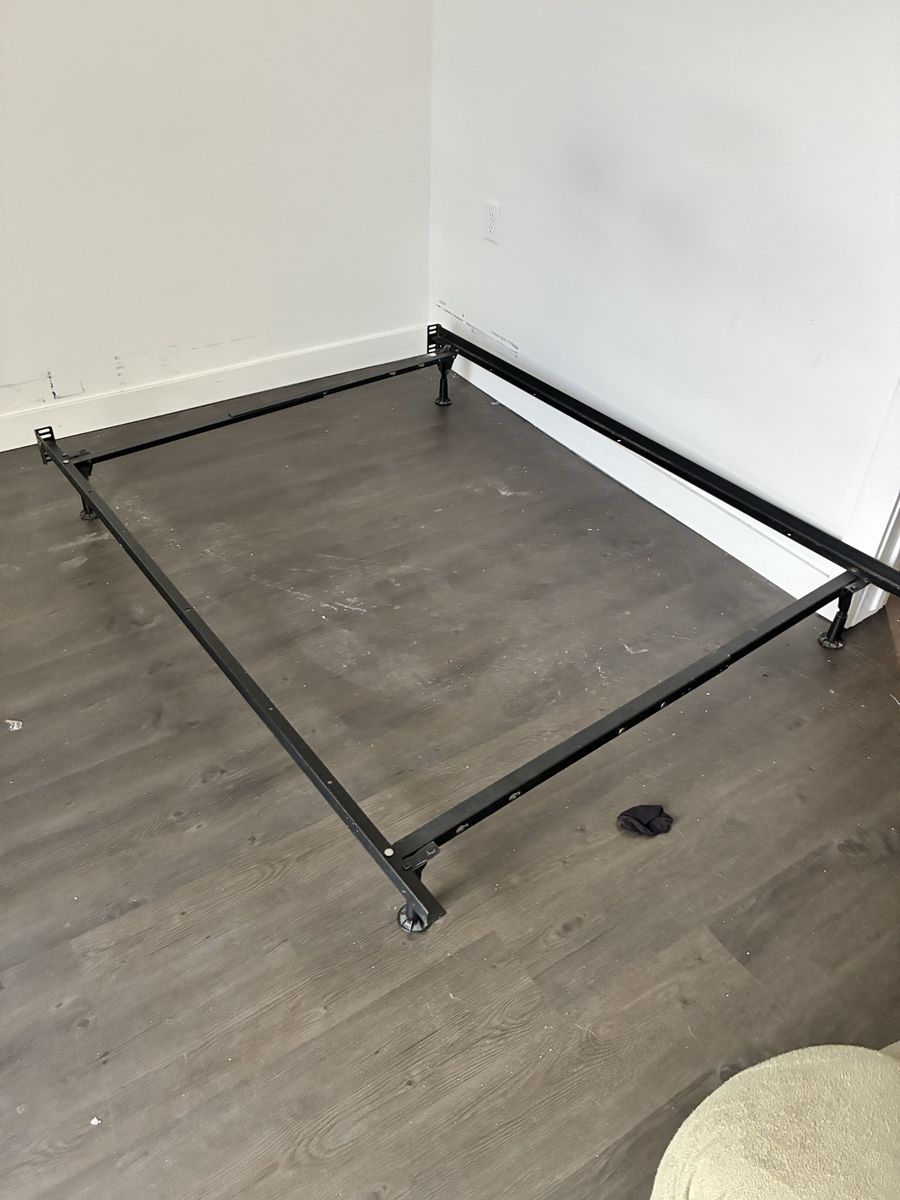 Metal bed frame. Full-queen. Good condition