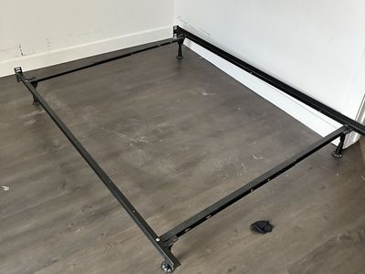 Metal bed frame. Full-queen. Good condition