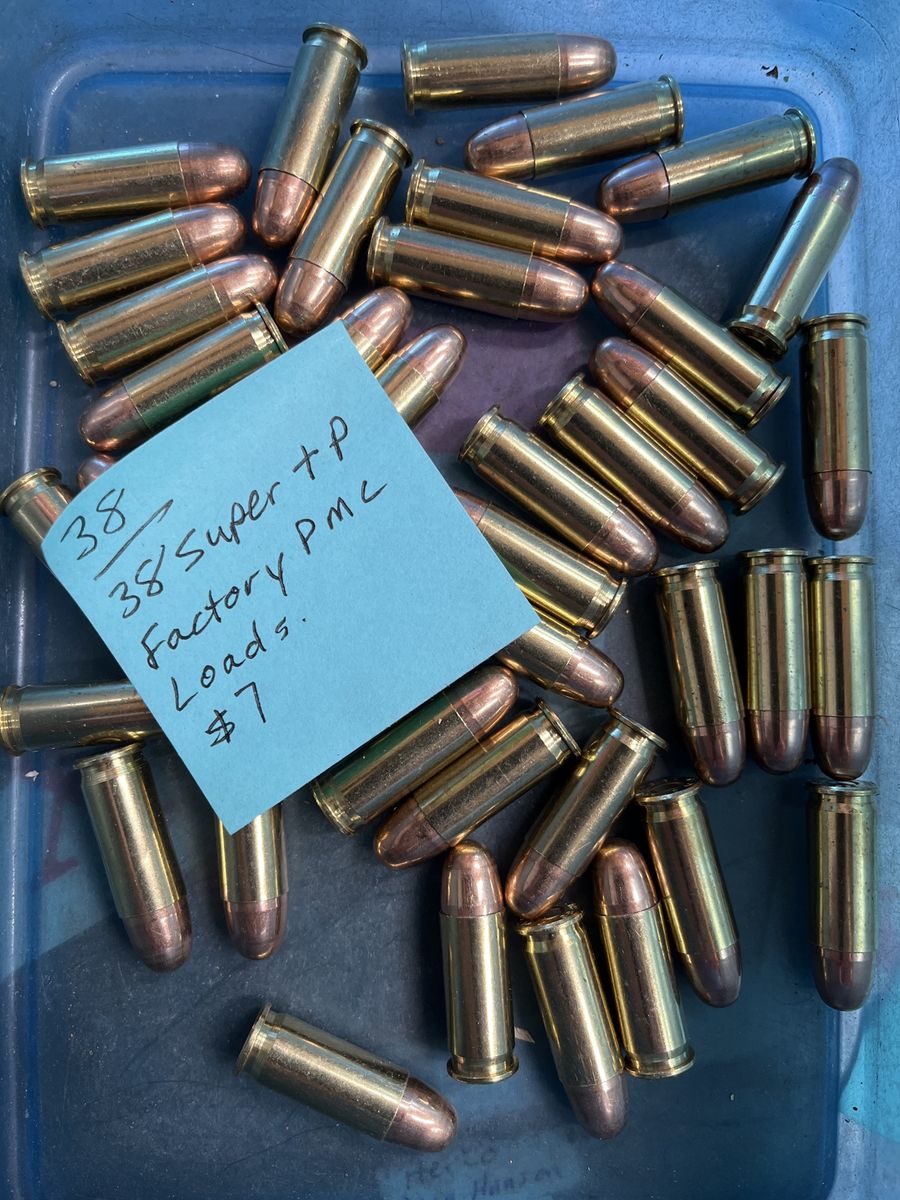 38 Super +P Ammo.