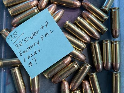 38 Super +P Ammo.