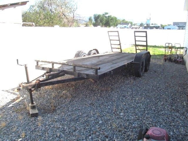 Flat bed trailer