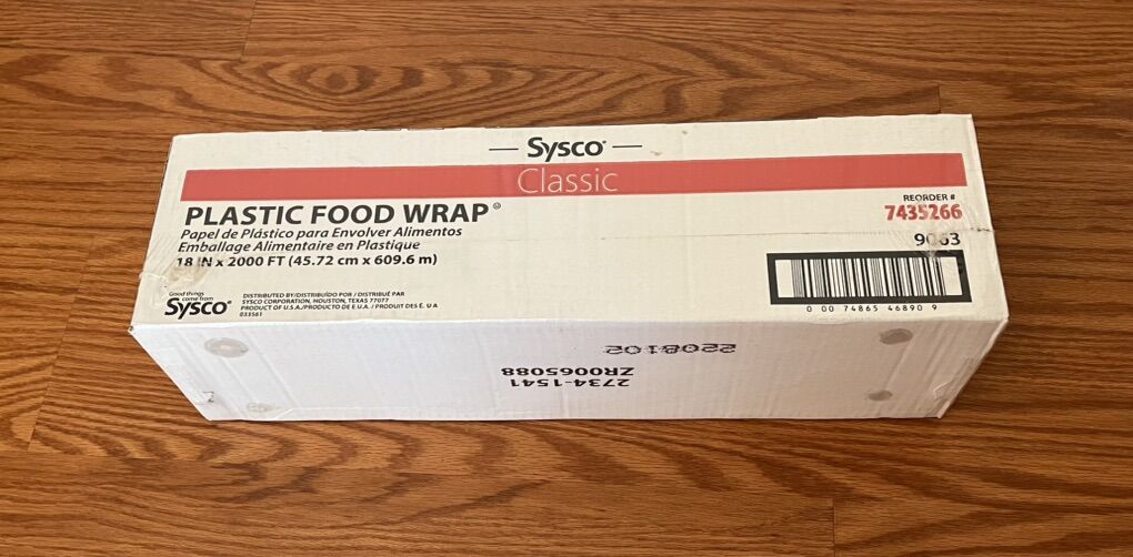 NEW Plastic Food Wrap/2000 Ft x 18 Roll
