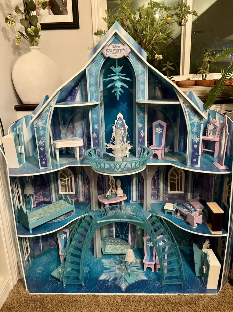 Disney FROZEN Snowflake Mansion Barbie Dollhouse