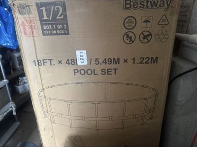 Bestway 18’ round 48”H swimming pool