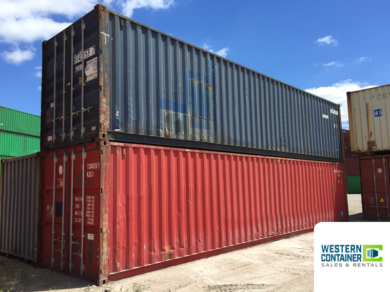 40' High Cube, WWT (Wind/Water Tight, Used) Shipping Container - $2,490