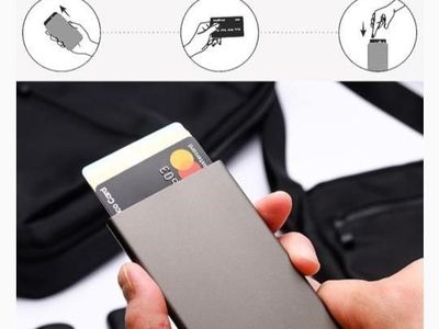 2pk Zepirion Slim Aluminum Card Holder Wallet