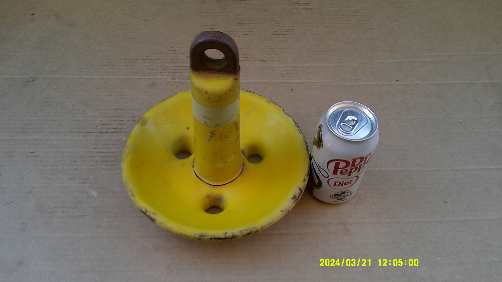 CAST IRON 15 LB. MUSHROOM BOAT/MARINE ANCHOR $20