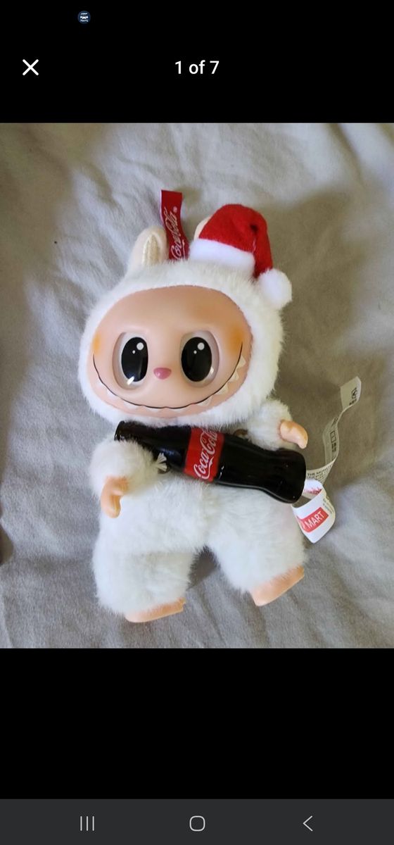 New, several unopened limited edition Coke labubu/lafluflu