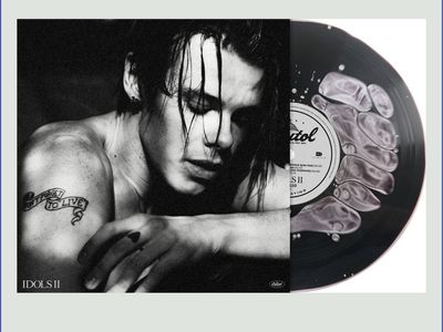 Yungblud-Idols II Black Liquid-Filled Vinyl-Bad World-Feat. Smashing Pumpkins-Limited Edition-RARE-SEALED-Collectible