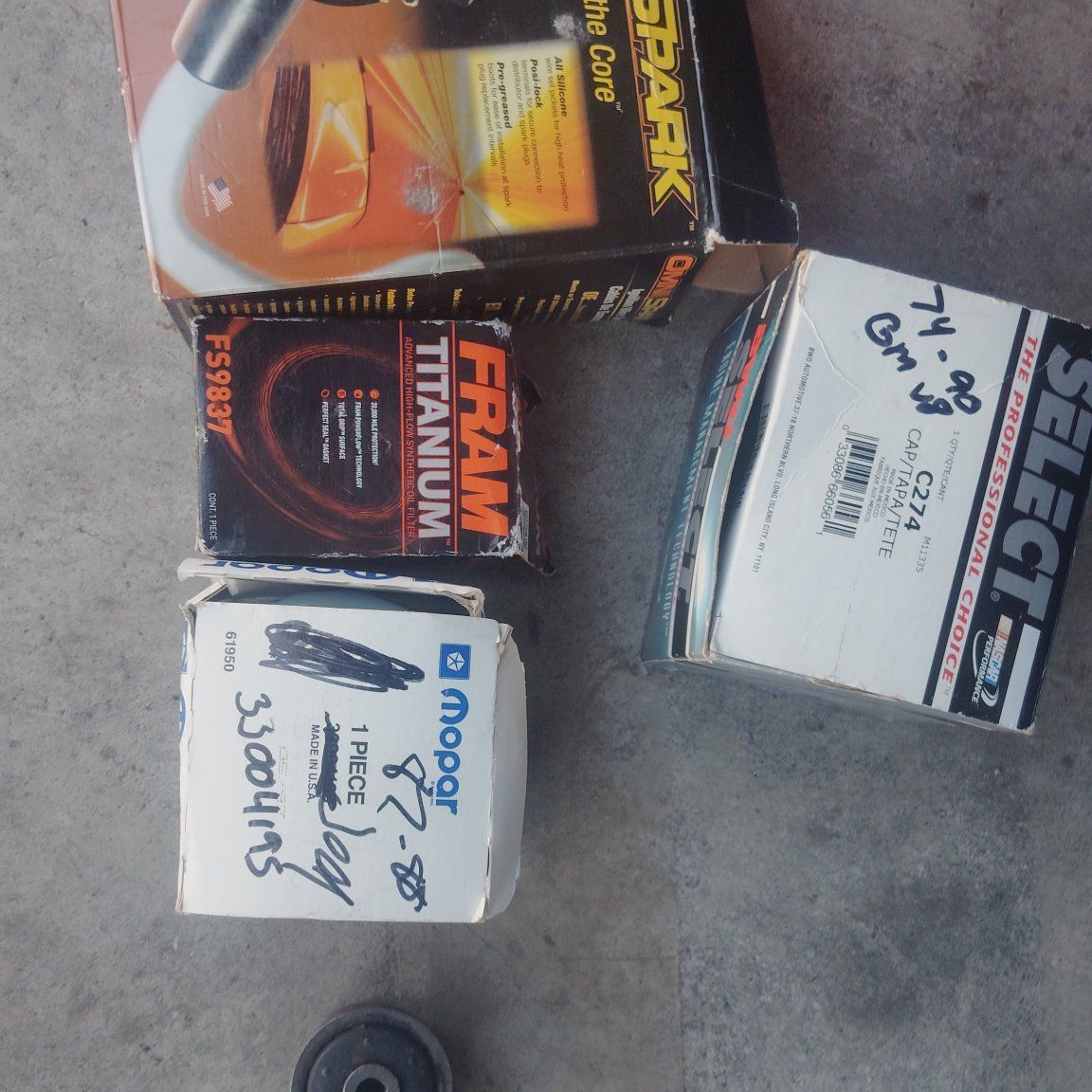 misc jeep and gm tune up suspension parts
