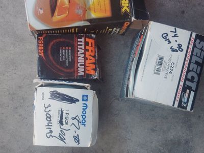 misc jeep and gm tune up suspension parts