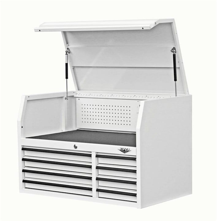 Viper 8-Drawer Steel Tool Chest-White